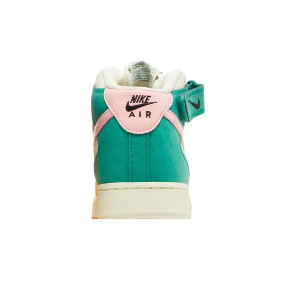 Nike Air Force 1 Mid NH Coconut Milk/Bleached Coral Mn Vivid Sulfur Rush Orange - Picture 14 of 16
